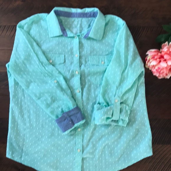 ST JOHN’S BAY  LONG SLEEVE 100% COTTON - Picture 1 of 8